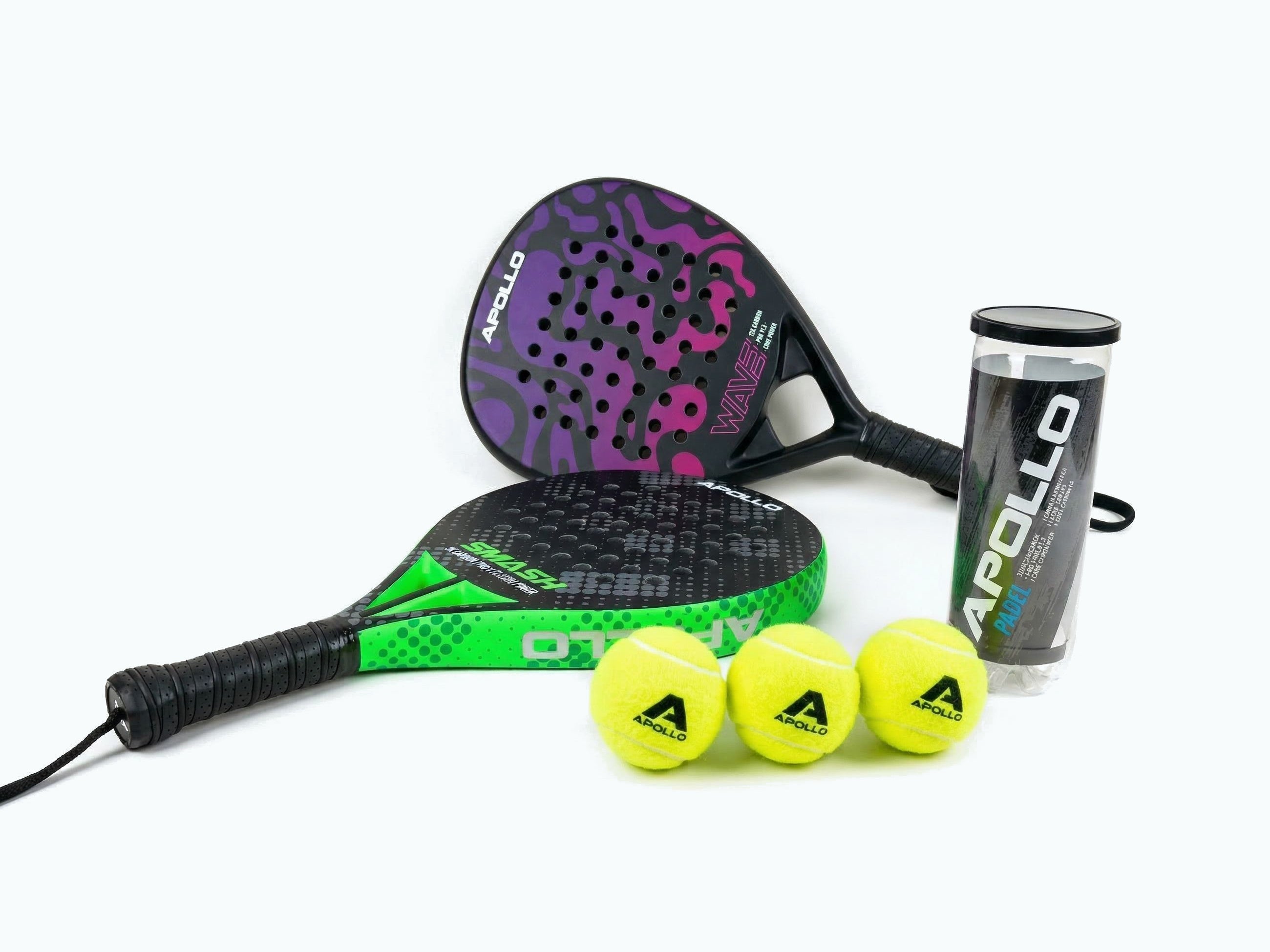Apollo Funsport France - Balles de padel – lot de 3 pour le padel -