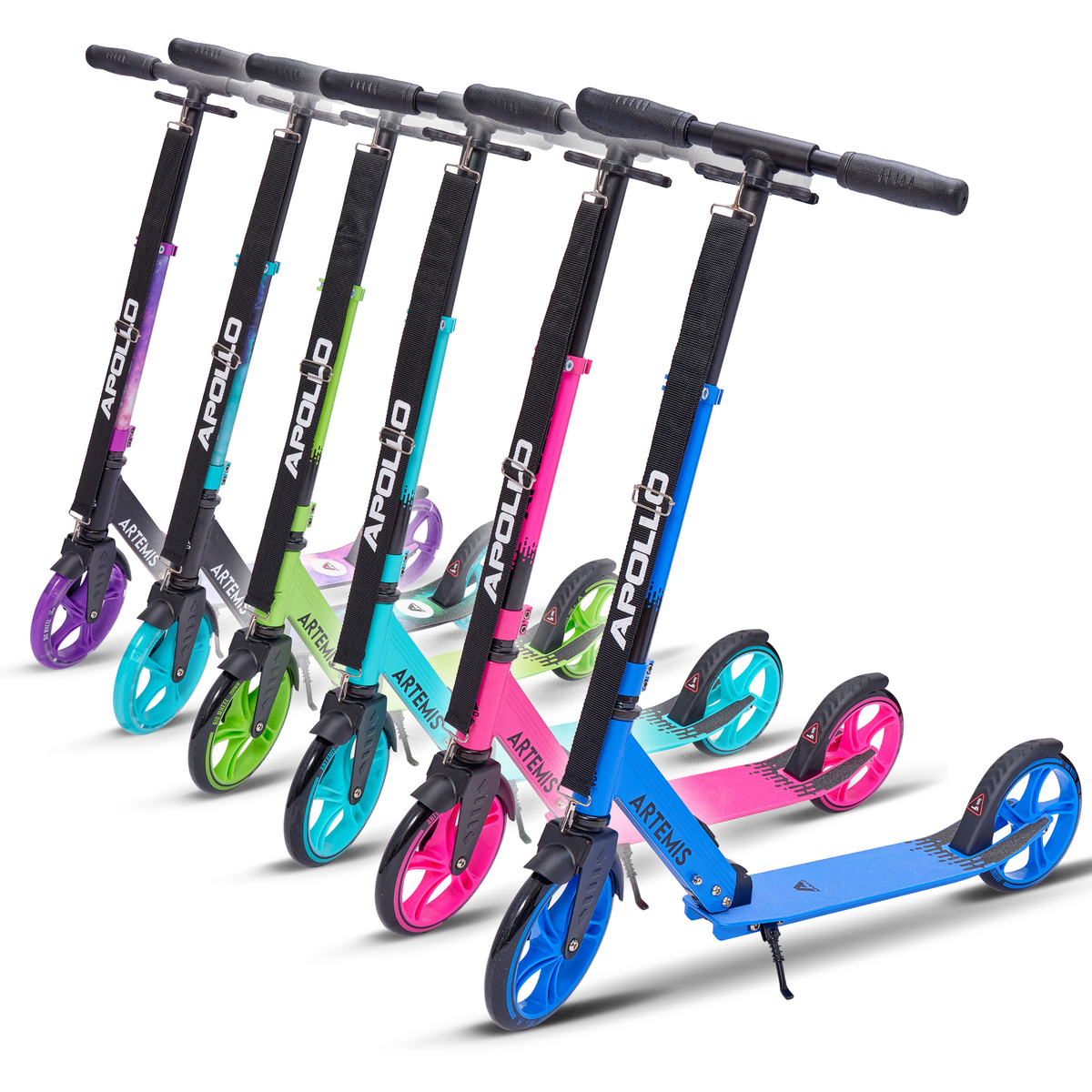 Trottinette Poussoir Pliable Rouge - Enfant - Mashed Up City 200 Mm