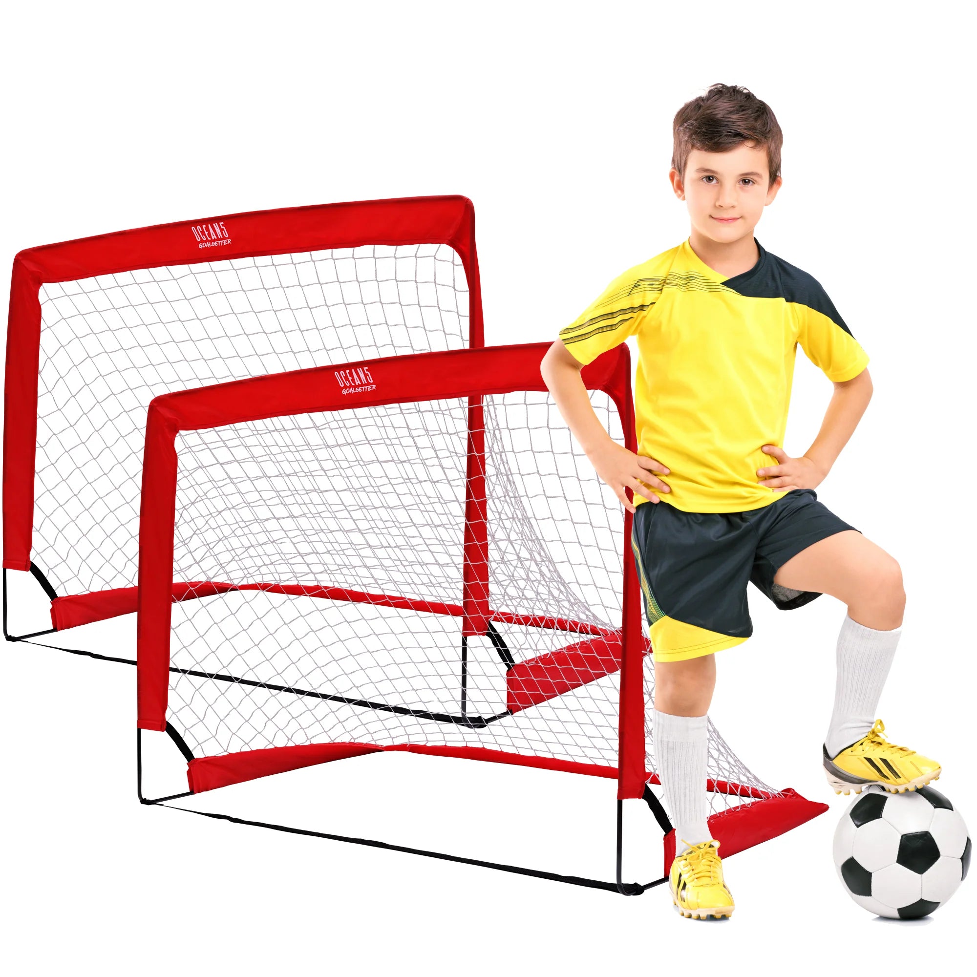 Apollo - Mini-buts « Goalgetter » – Mini-buts pliables en lot de 2 - Goalgetter - Faltbare Minitore (2er Set)